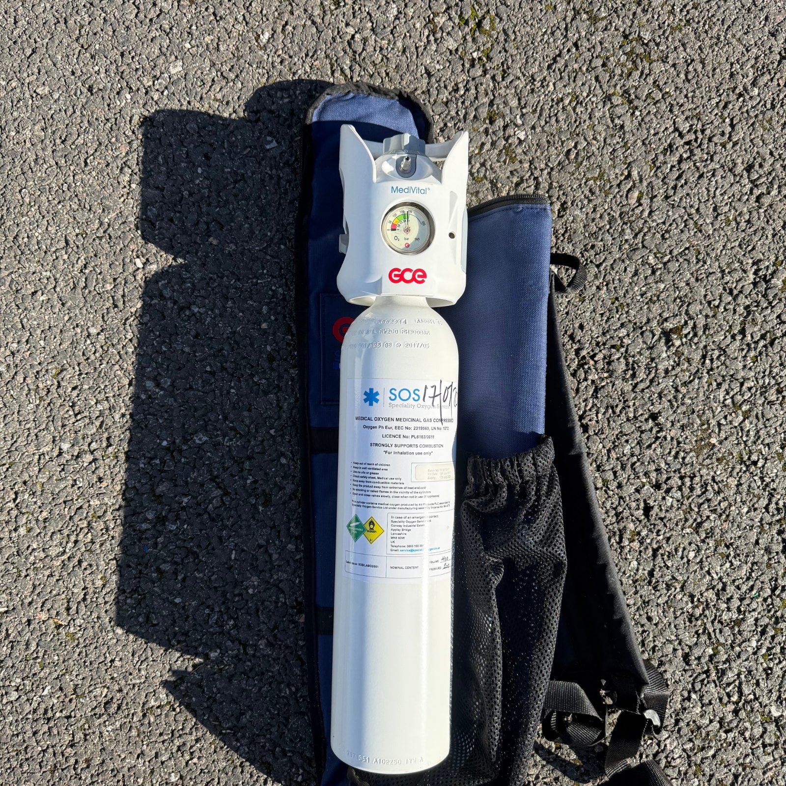 2L Responder O2 Medical Oxygen Training Cylinder (Full) — photo 7 of 12