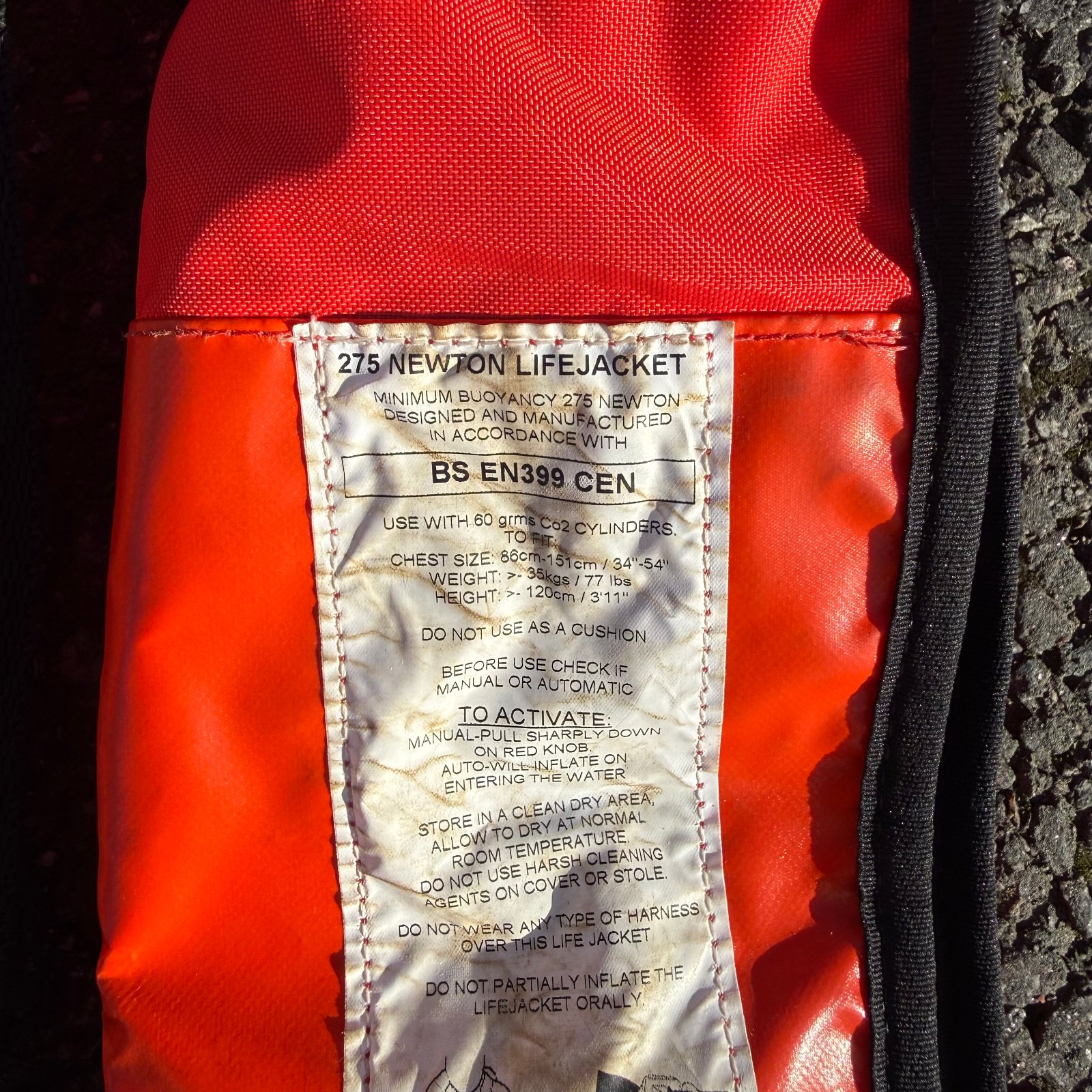 Mullion Mariner 275N Lifejacket -Adult 35kg+ — photo 6 of 9