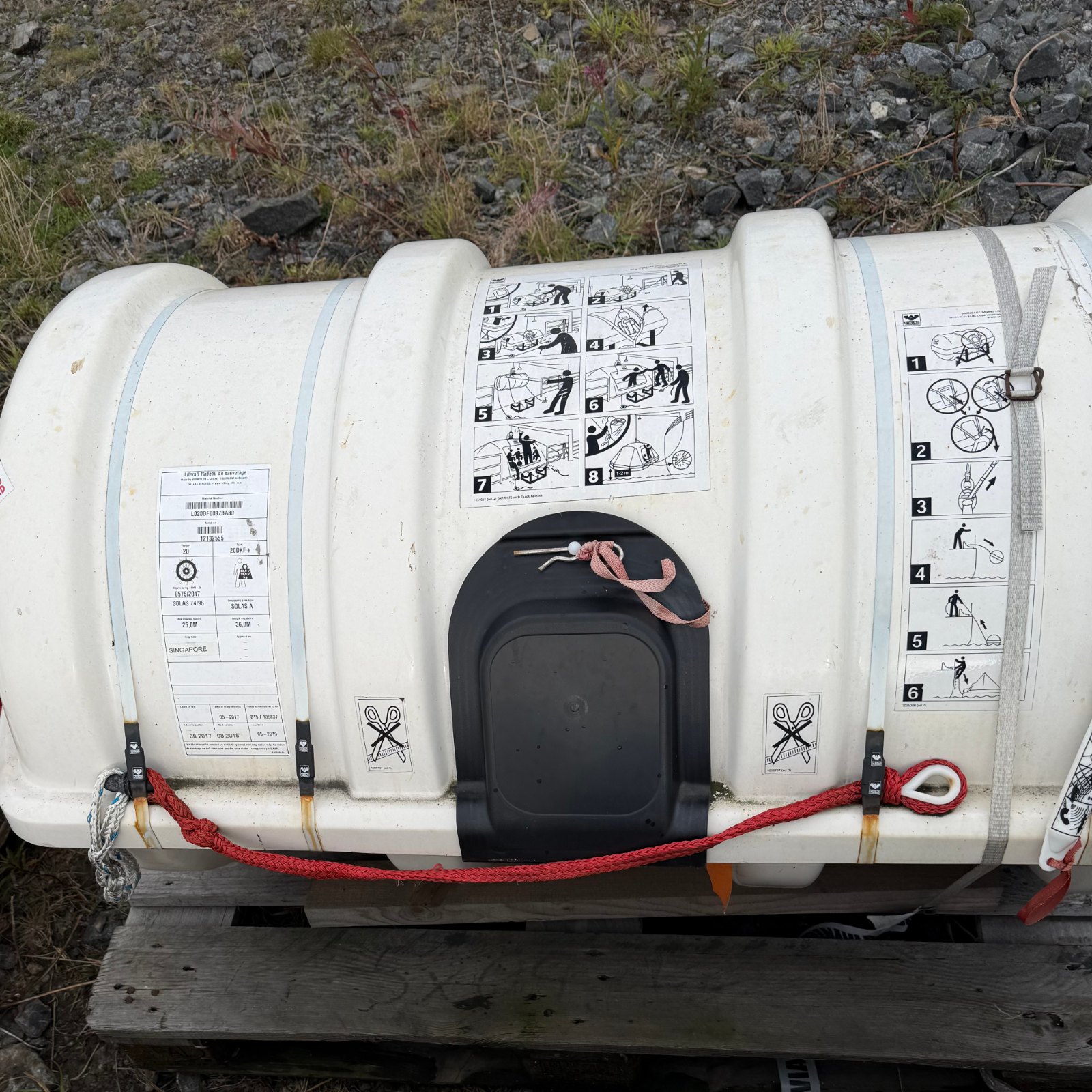 Viking 20DFK+ 20man Emergency Life-raft — photo 1 of 5