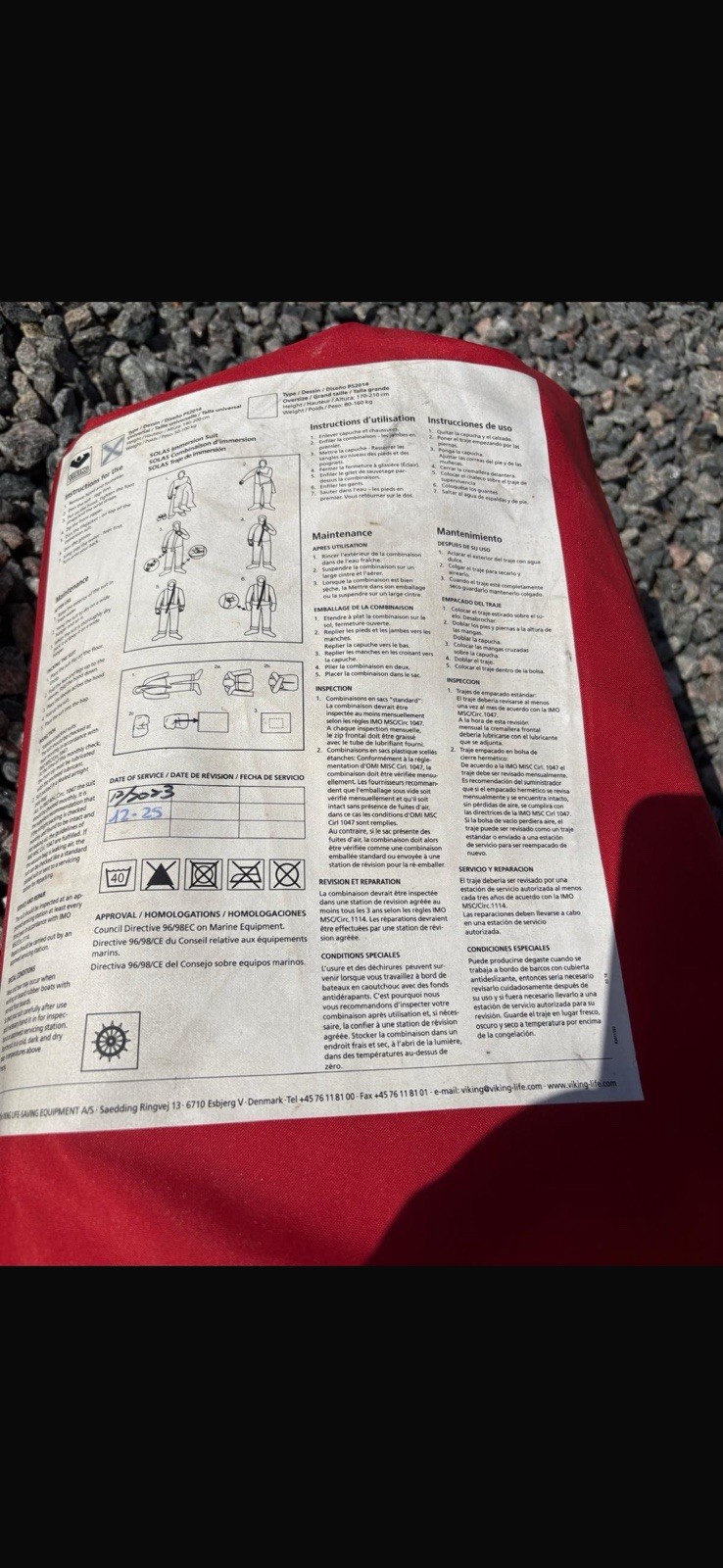 Viking PS2014 Hi-Vis Immersion Suit - Universal or Oversize — photo 2 of 6