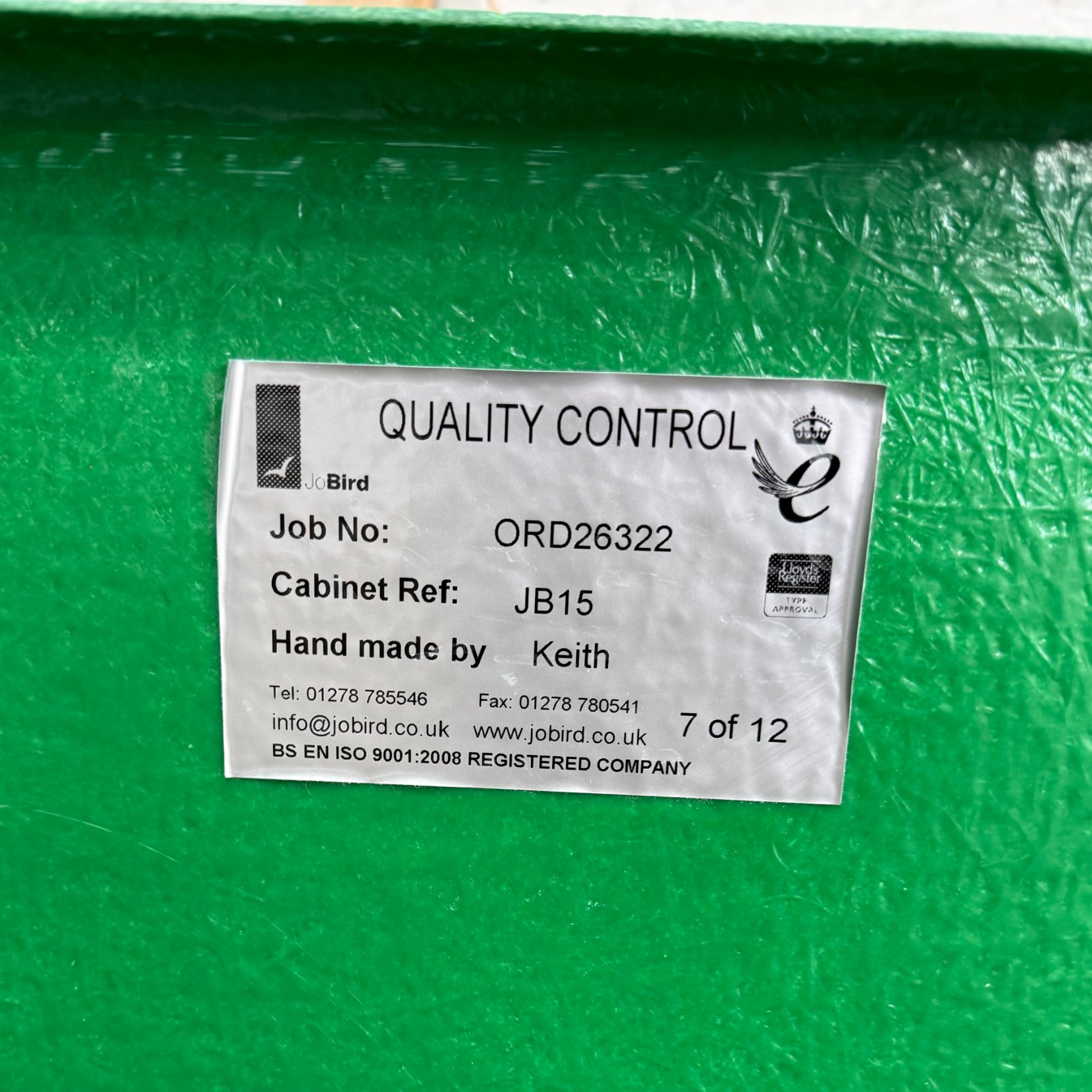 JB15 JoBird Lifebuoy Cabinet — photo 3 of 4