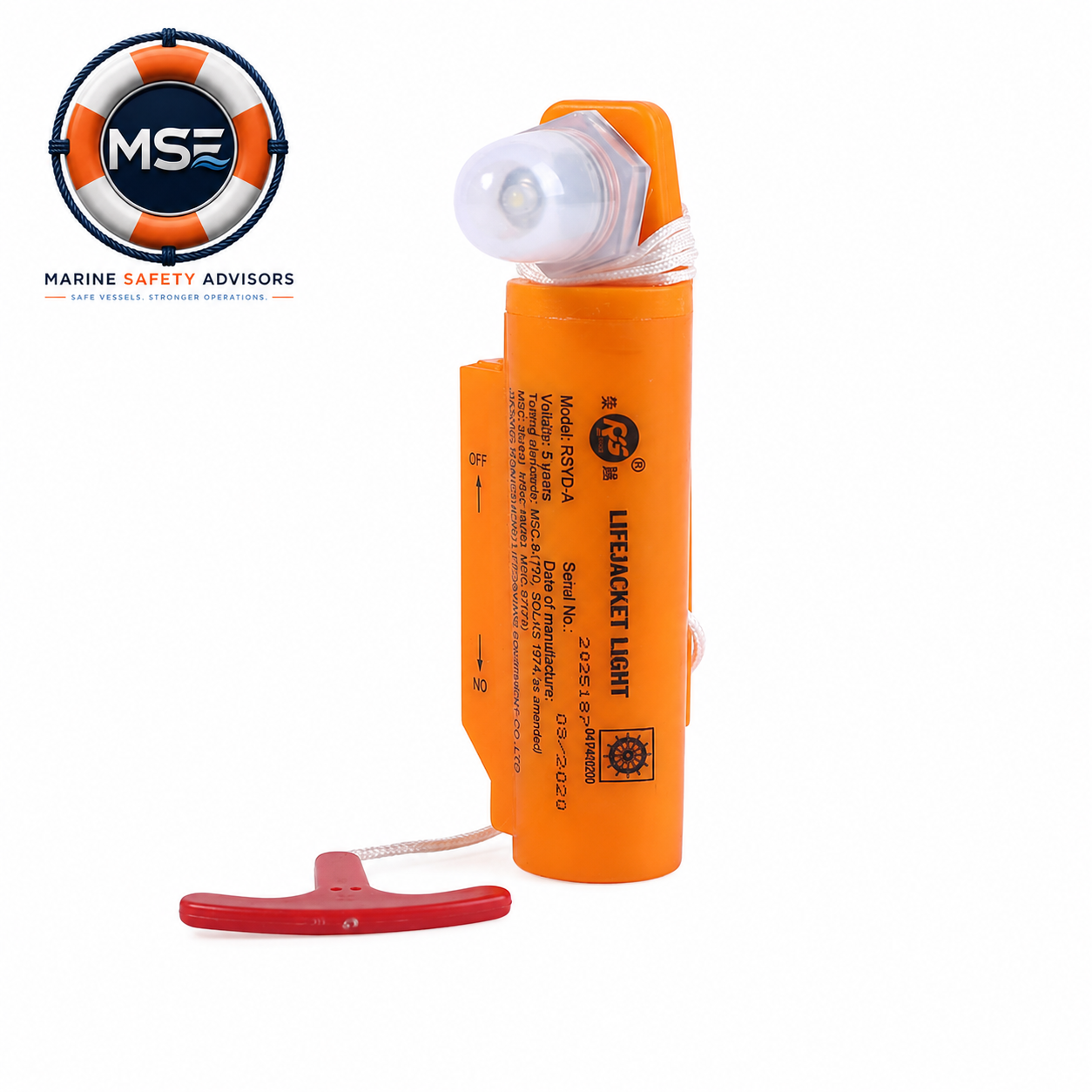 RSYD-A Manual Lifejacket Light